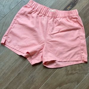 MADEWELL BRAND PULL ON SHORTS. COTTON/VICOSE BLEND